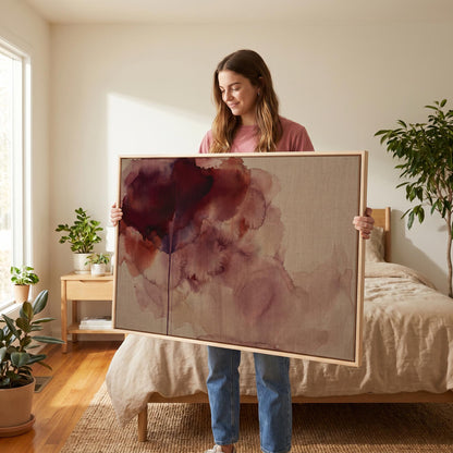 Abstract Flower Canvas Wall Art