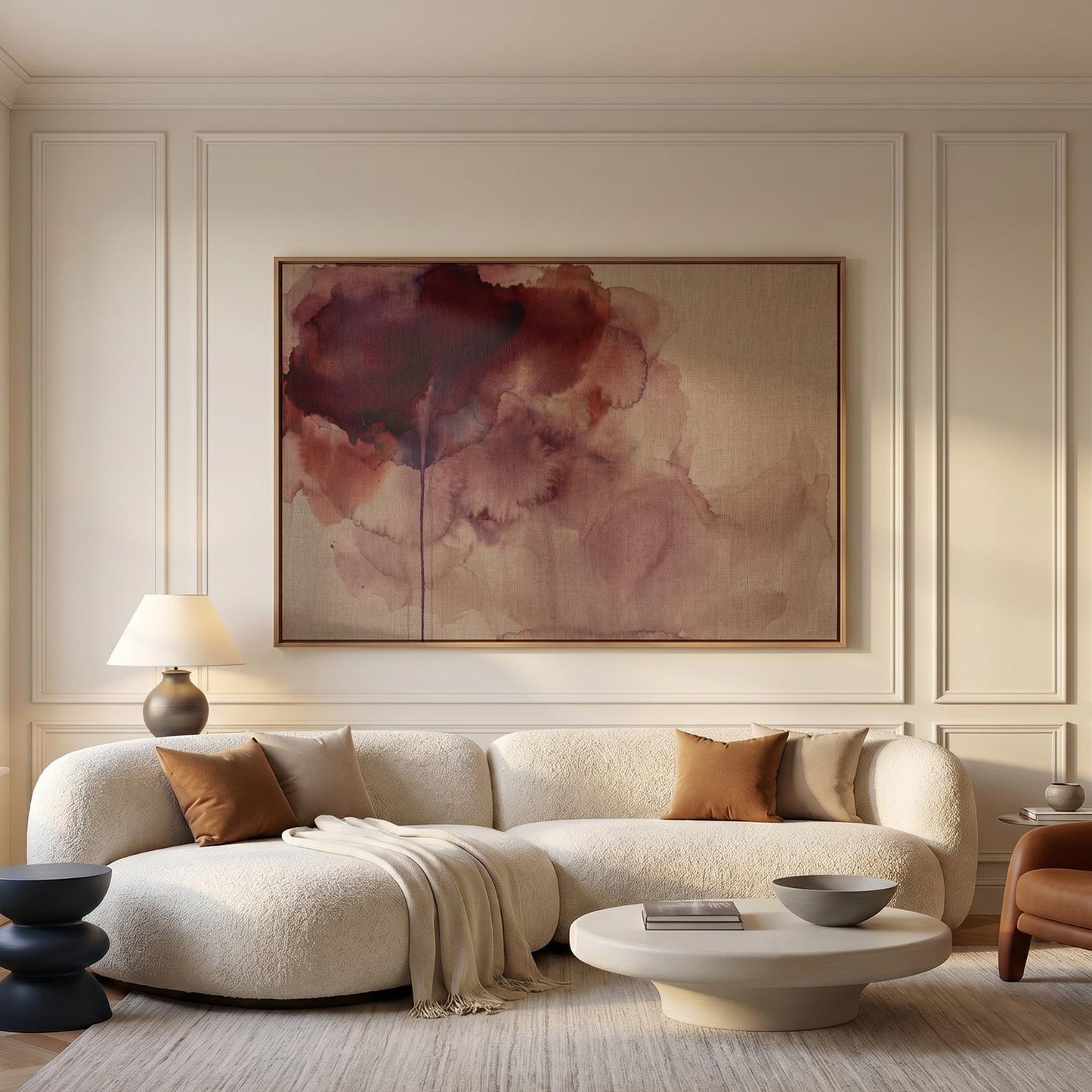 Abstract Flower Canvas Wall Art