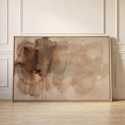 Abstract Watercolor Bloom Canvas Wall Art