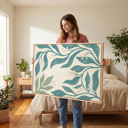 Botanical Leaves Canvas Wall Art