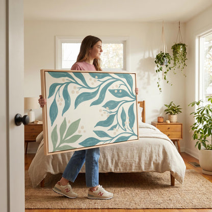Botanical Leaves Canvas Wall Art