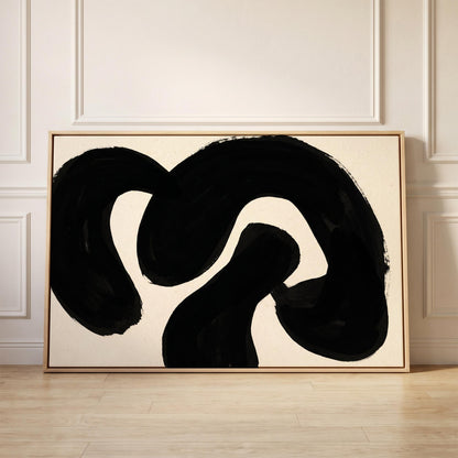 Abstract Brushstroke Canvas Wall Art