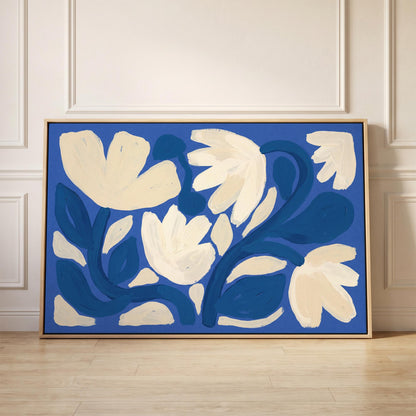 Abstract Floral Canvas Wall Art