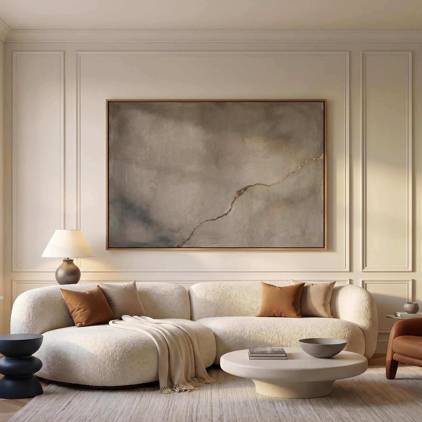 Kintsugi Abstract Canvas Wall Art