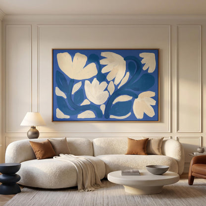 Abstract Floral Canvas Wall Art