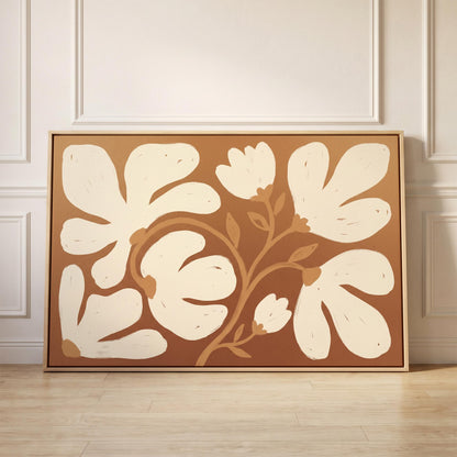 Floral Vine Canvas Wall Art