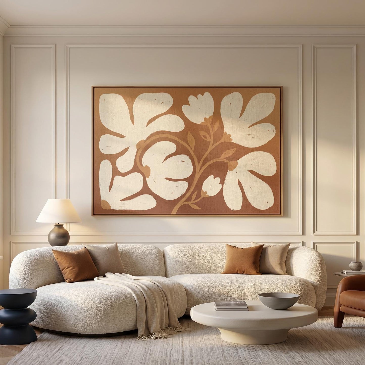 Floral Vine Canvas Wall Art