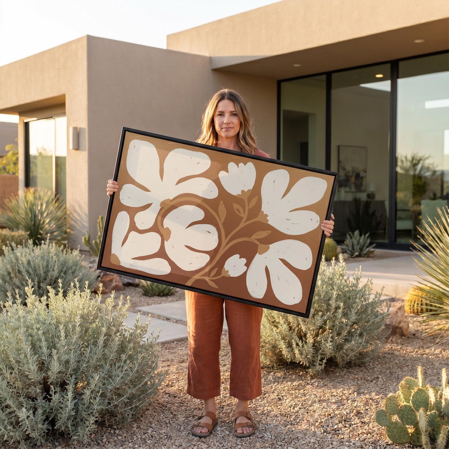 Floral Vine Canvas Wall Art