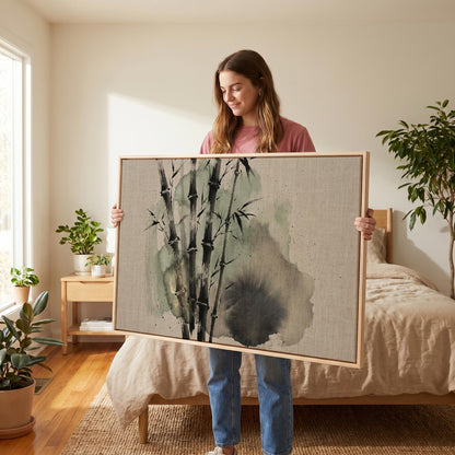 Bamboo Canvas Wall Art