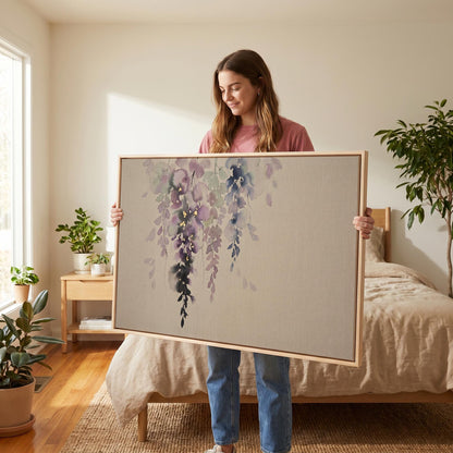 Wisteria Canvas Wall Art