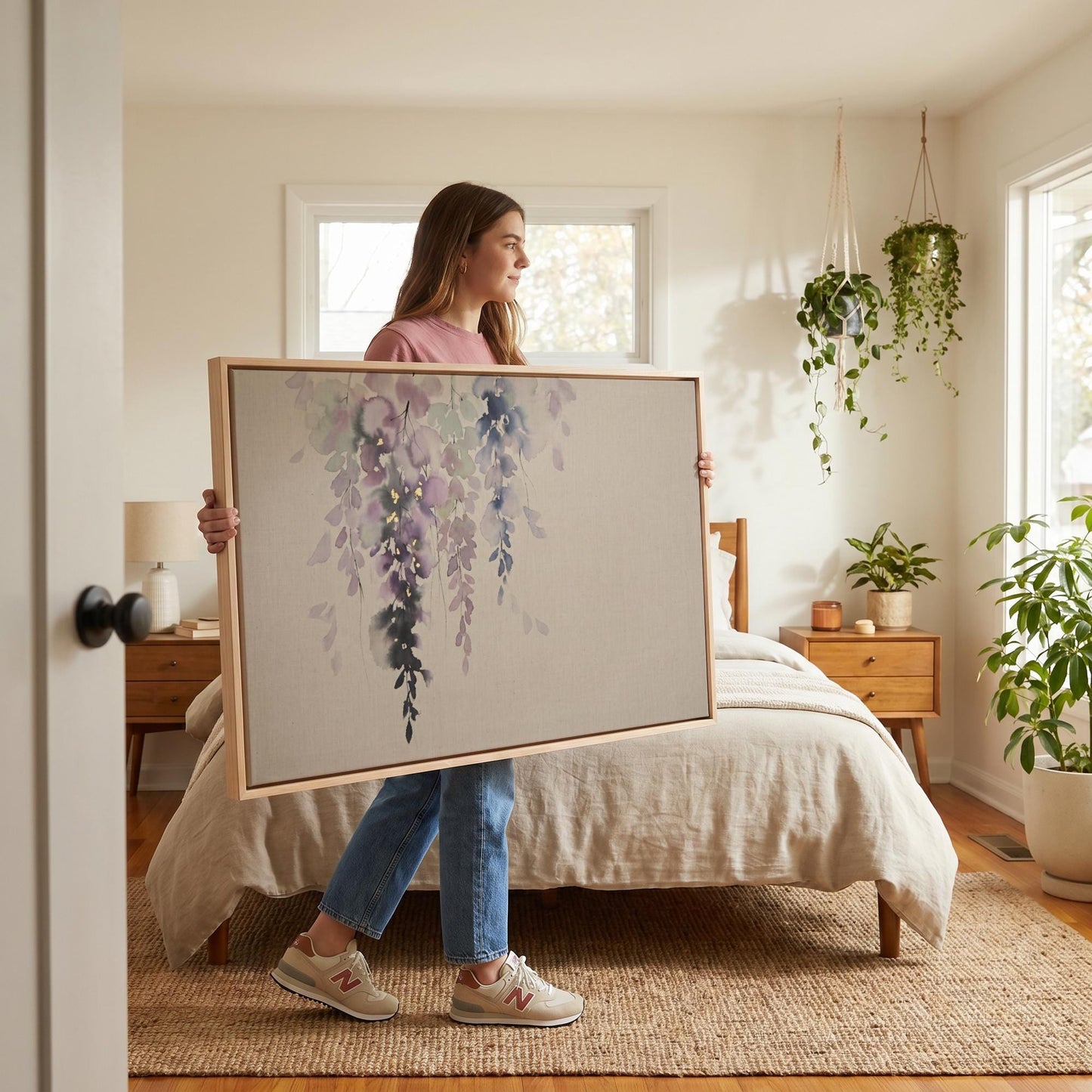 Wisteria Canvas Wall Art