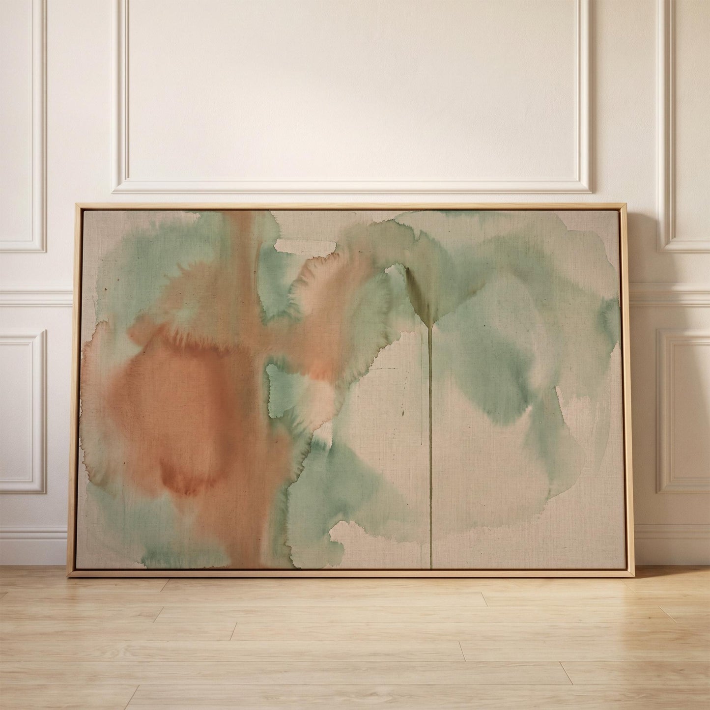 Abstract Watercolor Canvas Wall Art