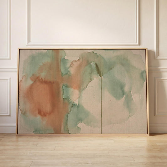 Abstract Watercolor Canvas Wall Art