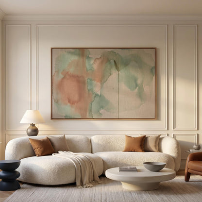 Abstract Watercolor Canvas Wall Art