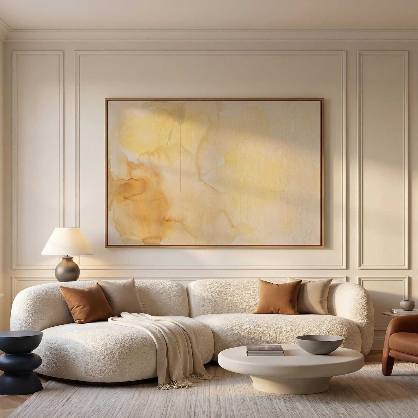 Abstract Watercolor Canvas Wall Art