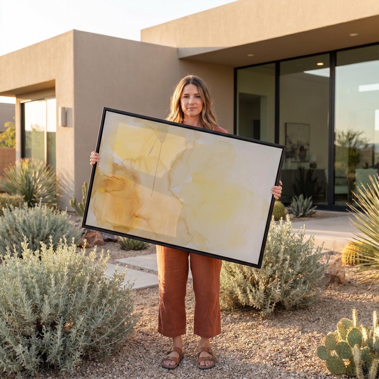 Abstract Watercolor Canvas Wall Art