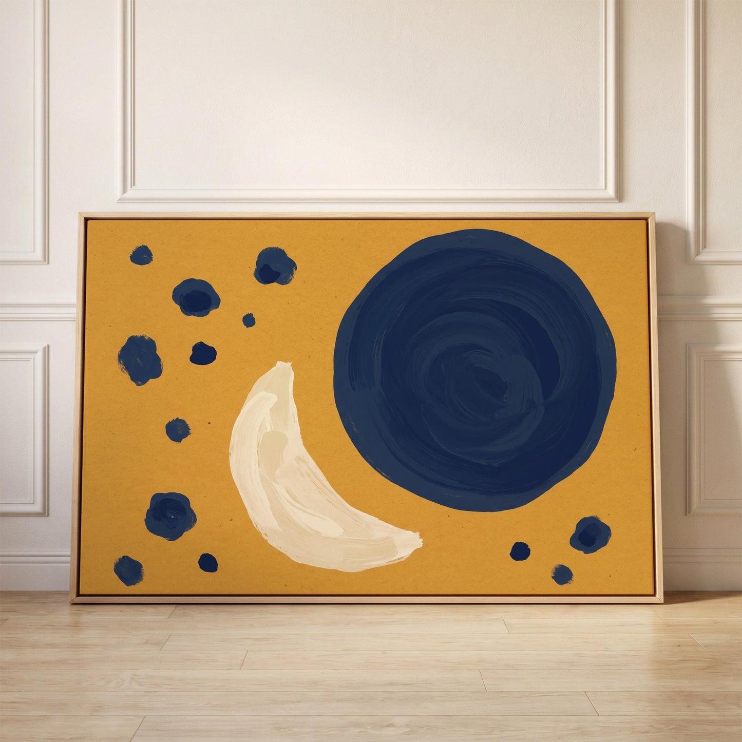 Abstract Moon Canvas Wall Art
