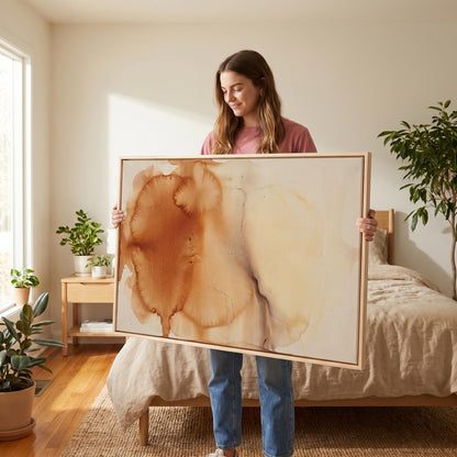 Abstract Watercolor Canvas Wall Art