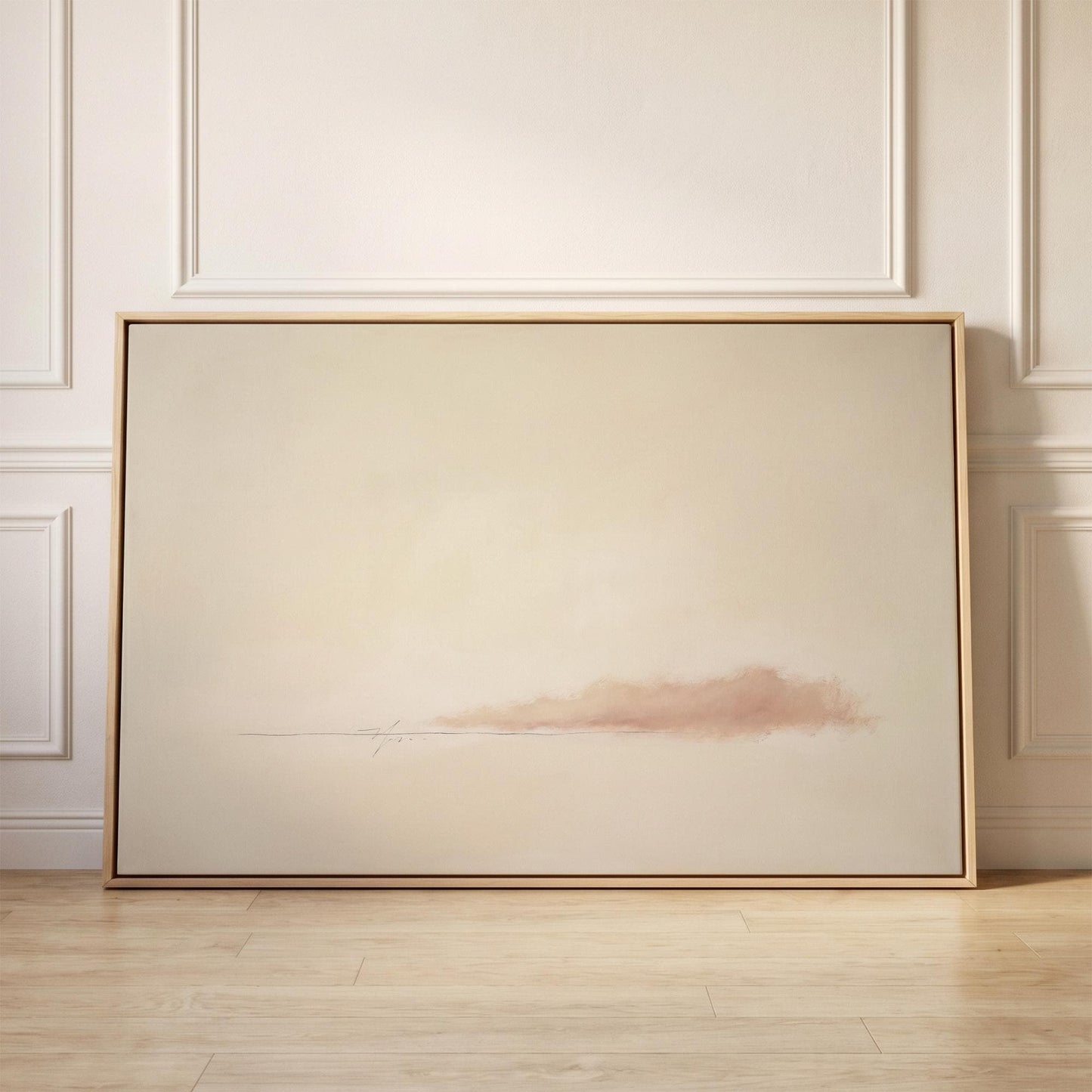 Misty Horizon Canvas Wall Art