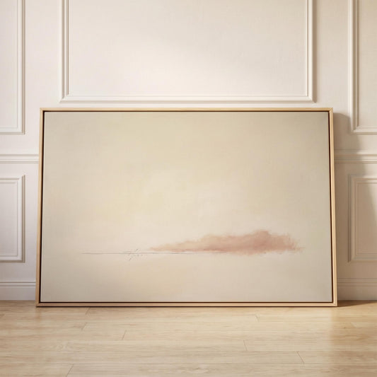 Misty Horizon Canvas Wall Art