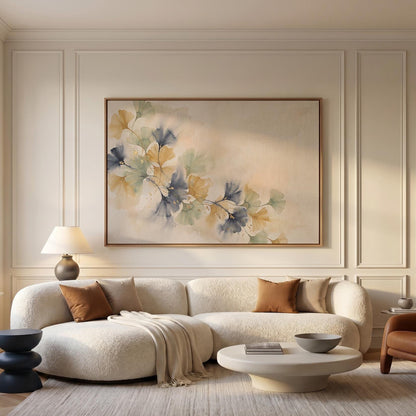 Ginkgo Leaves Canvas Wall Art