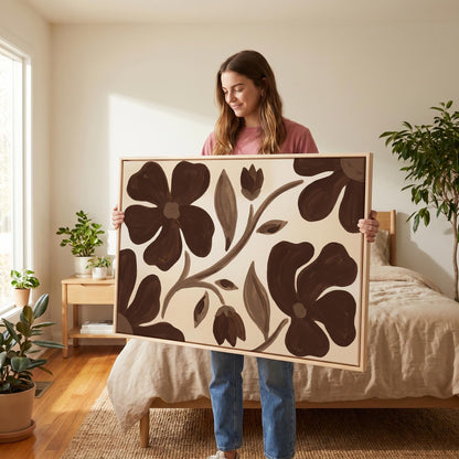 Floral Botanical Canvas Wall Art