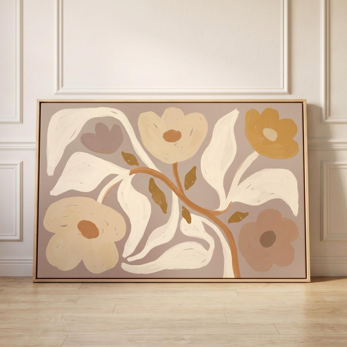 Botanical Flowers Canvas Wall Art