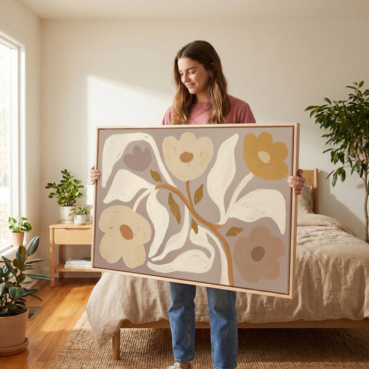 Botanical Flowers Canvas Wall Art