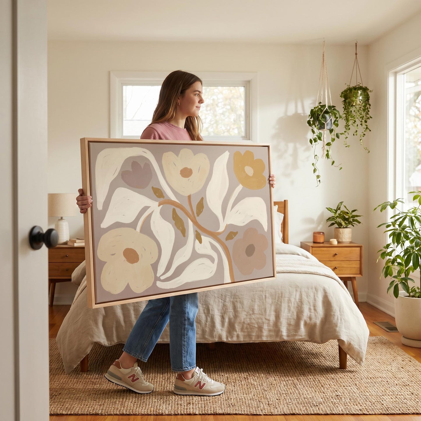 Botanical Flowers Canvas Wall Art