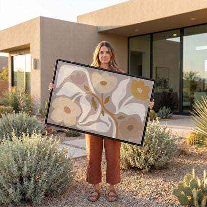 Botanical Flowers Canvas Wall Art