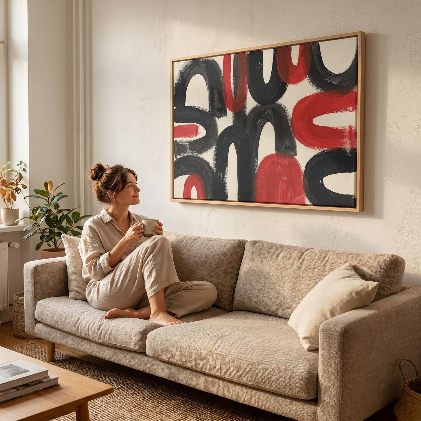 Abstract Arch Canvas Wall Art