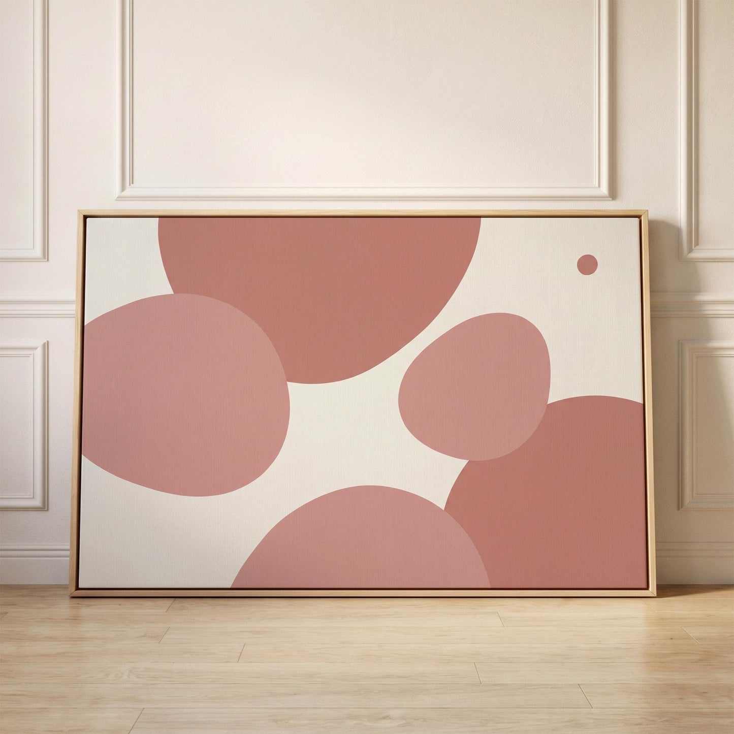 Abstract Organic Shapes Canvas Wall Art