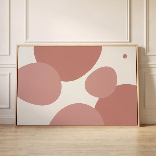 Abstract Organic Shapes Canvas Wall Art