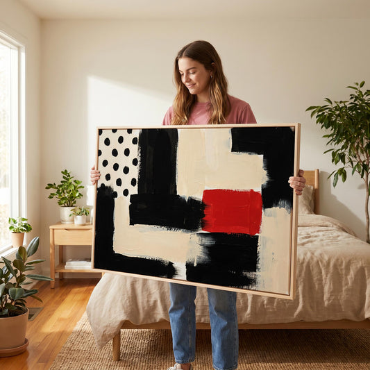 Abstract Geometric Canvas Wall Art