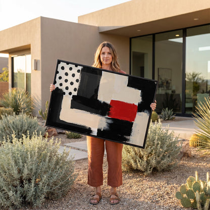 Abstract Geometric Canvas Wall Art