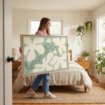 Floral Canvas Wall Art
