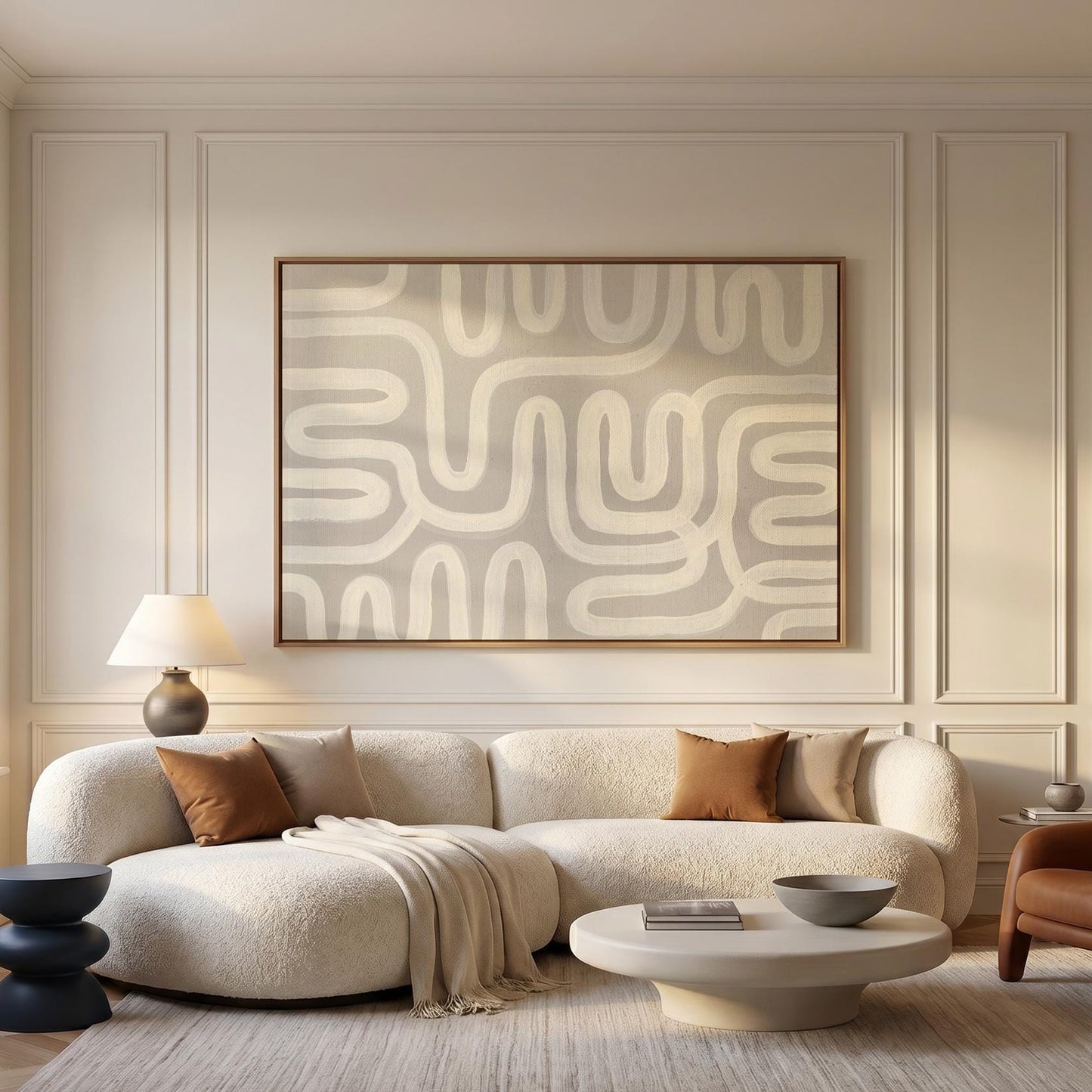 Abstract Line Canvas Wall Art