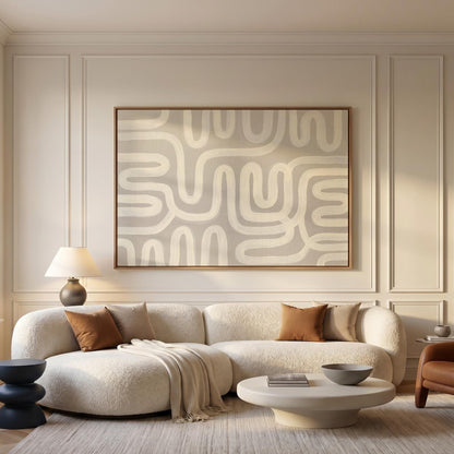 Abstract Line Canvas Wall Art