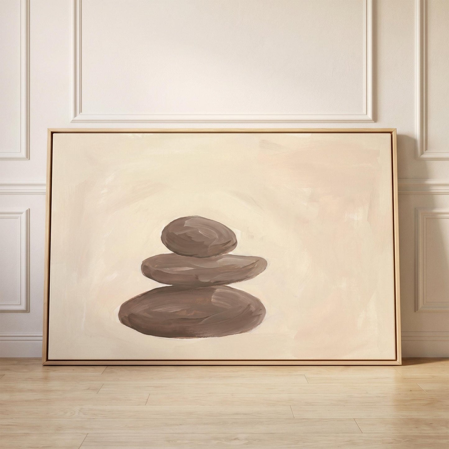 Zen Stones Canvas Wall Art