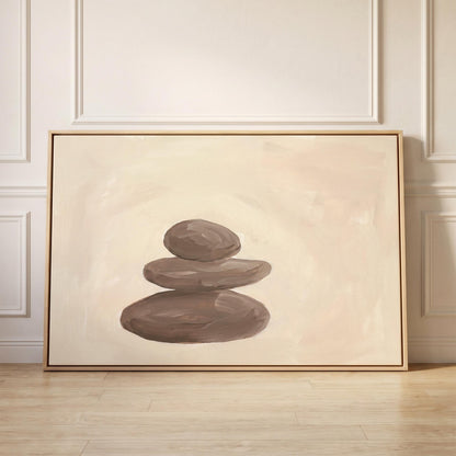 Zen Stones Canvas Wall Art