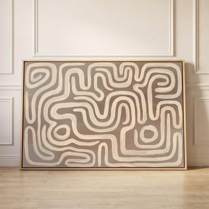 Abstract Line Canvas Wall Art