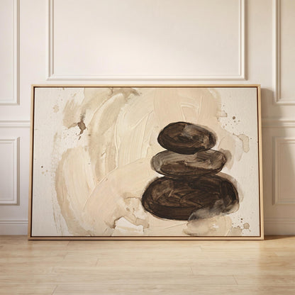 Zen Stones Canvas Wall Art