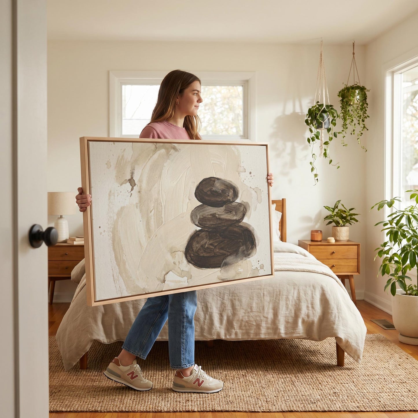 Zen Stones Canvas Wall Art