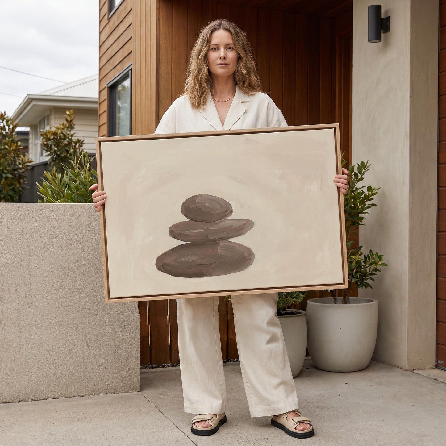 Zen Stones Canvas Wall Art