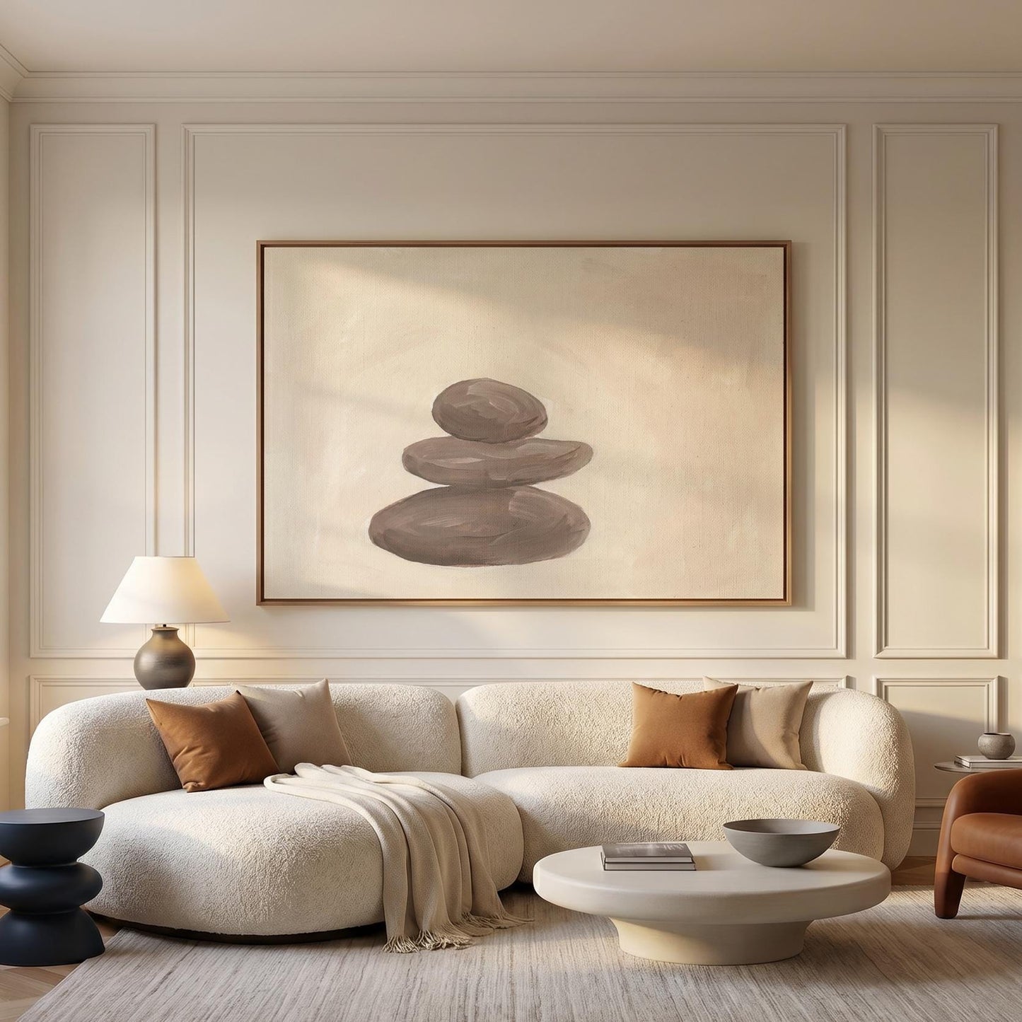 Zen Stones Canvas Wall Art