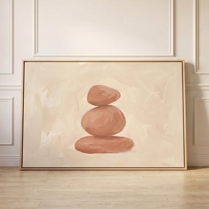 Zen Stones Canvas Wall Art