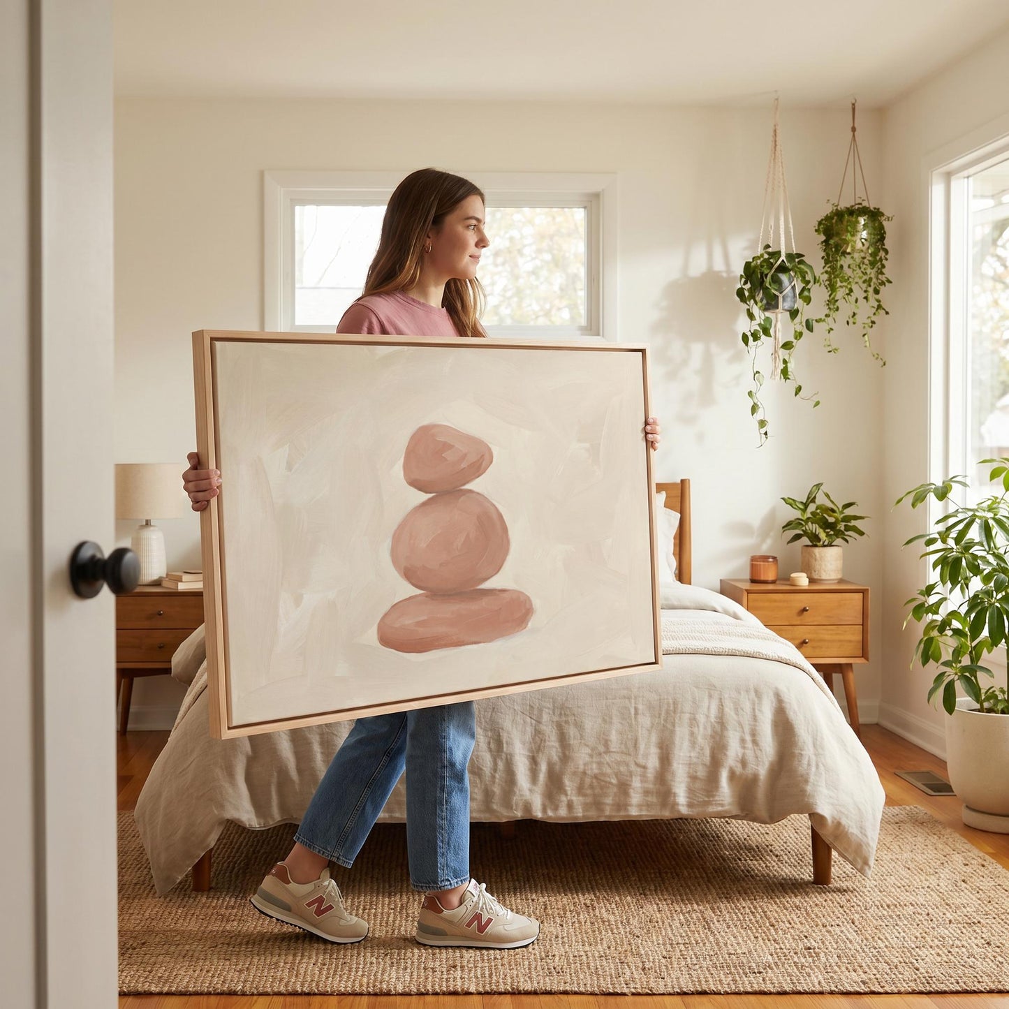 Zen Stones Canvas Wall Art