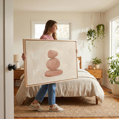 Zen Stones Canvas Wall Art