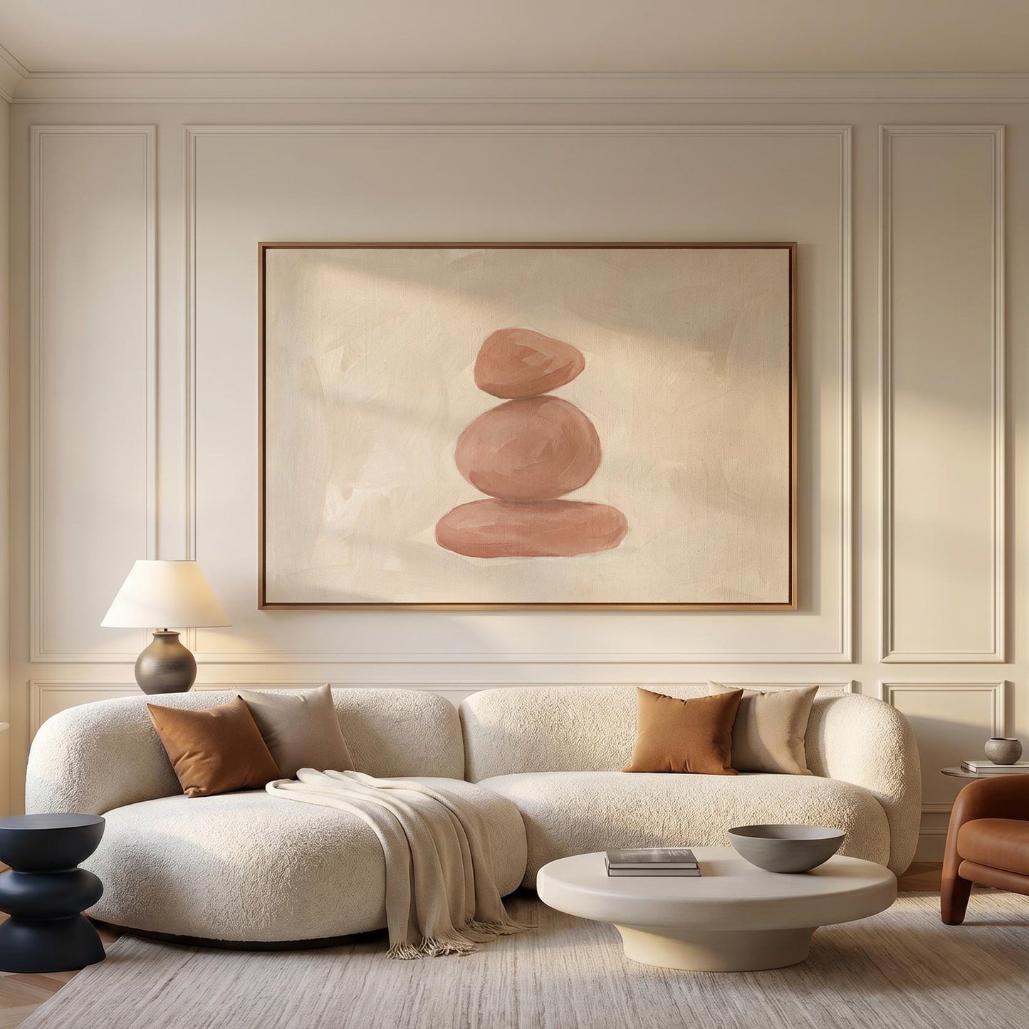 Zen Stones Canvas Wall Art