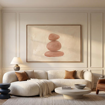 Zen Stones Canvas Wall Art
